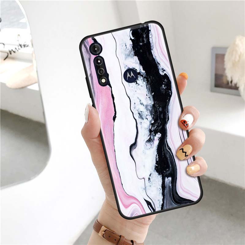 Модный мраморный чехол для Motorola Moto G8 Play G 5G Power Lite E6s Stylus One Hyper Edge Fusion Plus, чехол из ТПУ для телефона