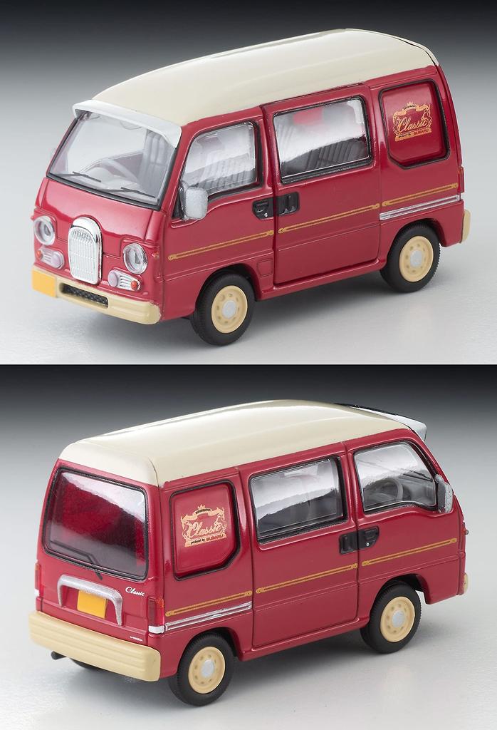 Tomica Limited Vintage Neo Subaru Sambar Dias Classic 96 года выпуска, готовый продукт 316770 1/64 LV-N249b Красный/Белый