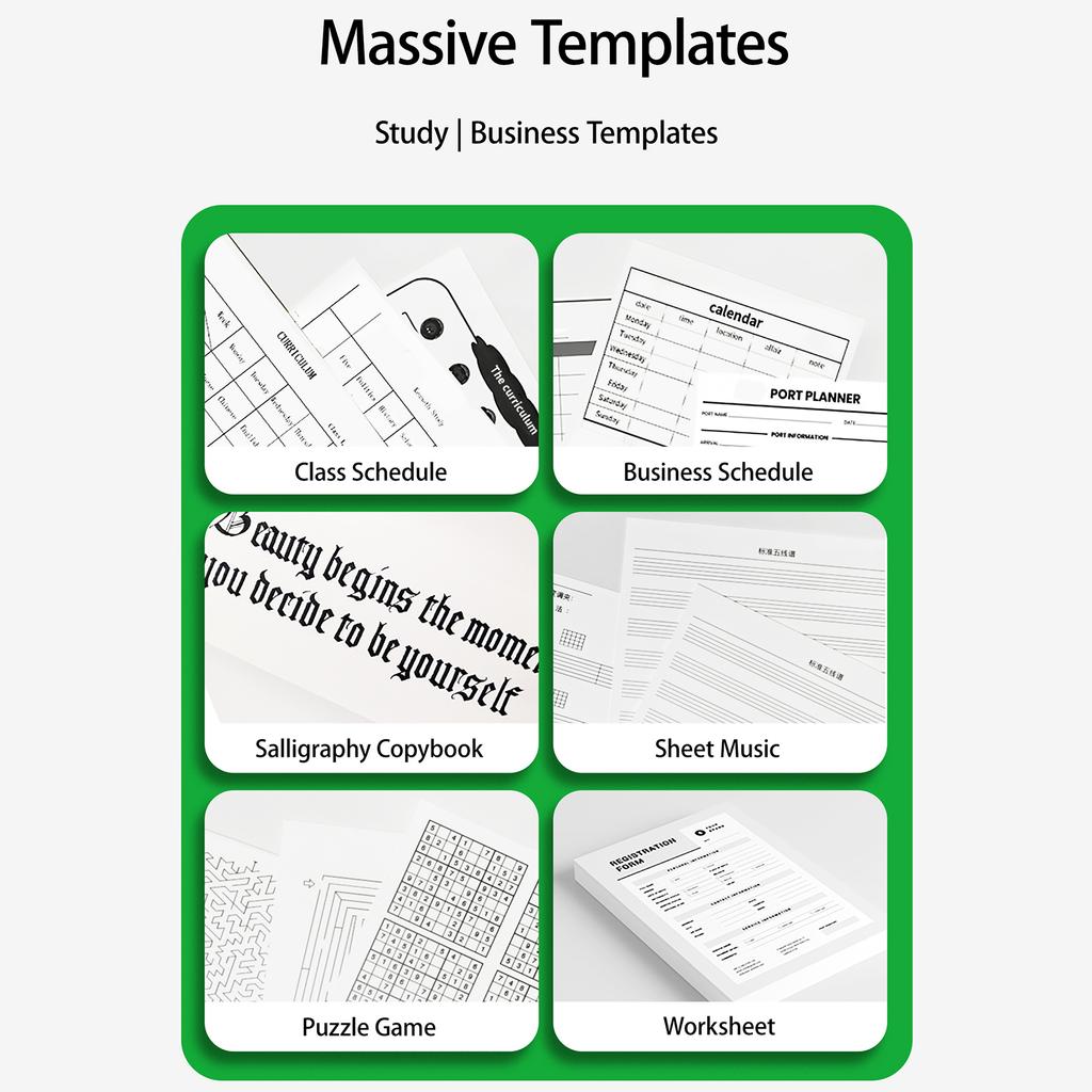 PeriPage A4 Paper Printer Direct Thermal Transfer 304dpi Wireless Printer Mobile 210mm Mini Mobile