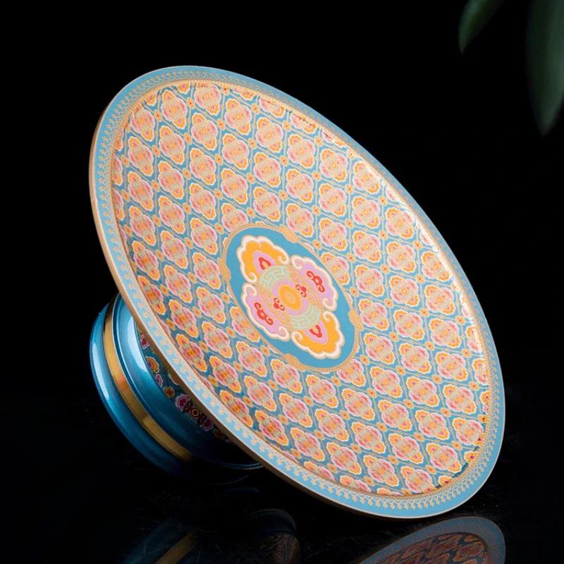 Алюминиевый сплав Чаша для воды Подношение Буддийские фонари Ваза Поднос для фруктов Подставка для свечи Церковная трубка Буддийские принадлежности Домашний декор