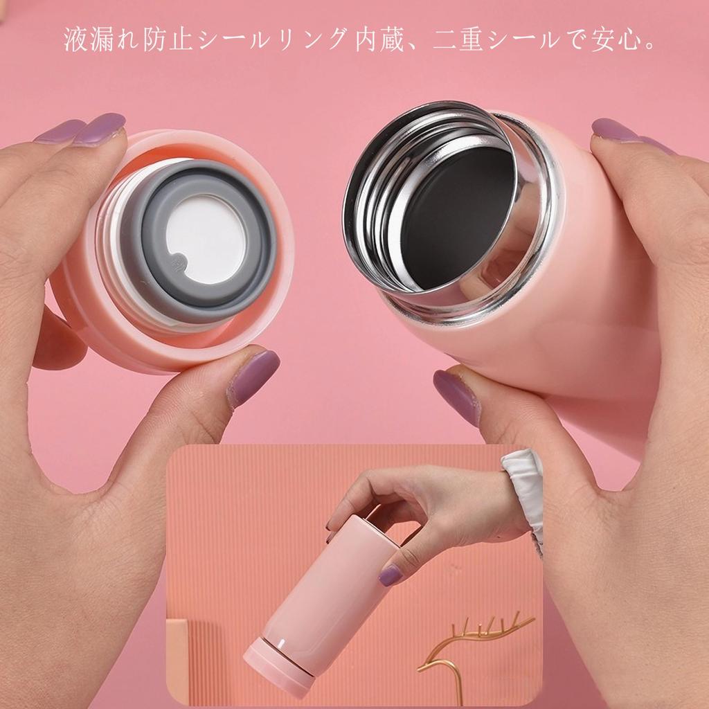 High Quality Stainless MYEEDA Water Bottle 200ml Water Bottle Stylish Stainless Steel Bottle Thermal Insulated Bottle for Elementary School Girls Mug