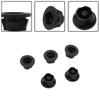 ABSORBERS COVER GROMMETS BUNG Black ENGINE New Useful