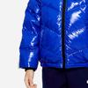 Nike Спортивная куртка с капюшоном, однотонная, теплая, на утином пуху, детская верхняя одежда, синяя DO3605-480