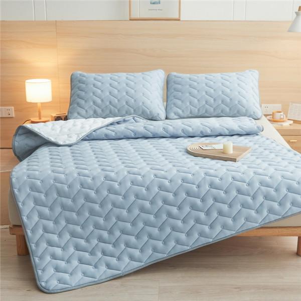 Waterproof Mattress Pad Anti-mite Non-Slip Bedspread Fold Tatami Bedroom Hotel Sleeping Mattress Cotton Bedspread Bedding Mat (No Pillowcase)