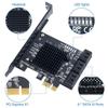 Карта расширения PCI-E на SATA 3.0, 4-портовый/6-портовый адаптер 6 Гбит/с для IPFS и Chia с чипом 88SE9215.