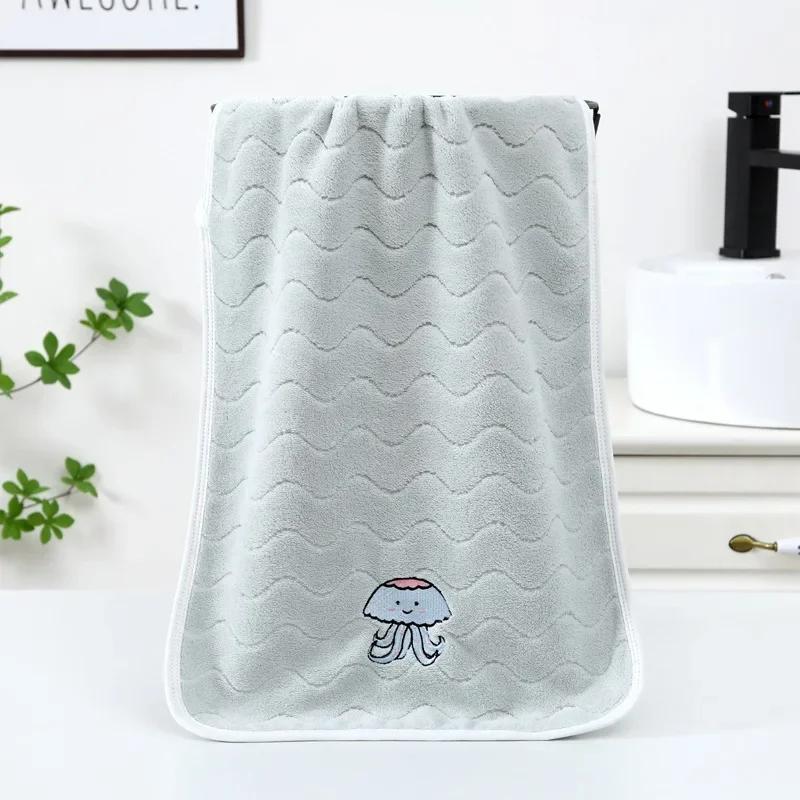 Детское банное полотенце для мальчиков и девочек, коралловый бархат, милое, мягкое, впитывающее, детское полотенце для новорожденных, мочалка, полотенце для душа и лица 50*25 см