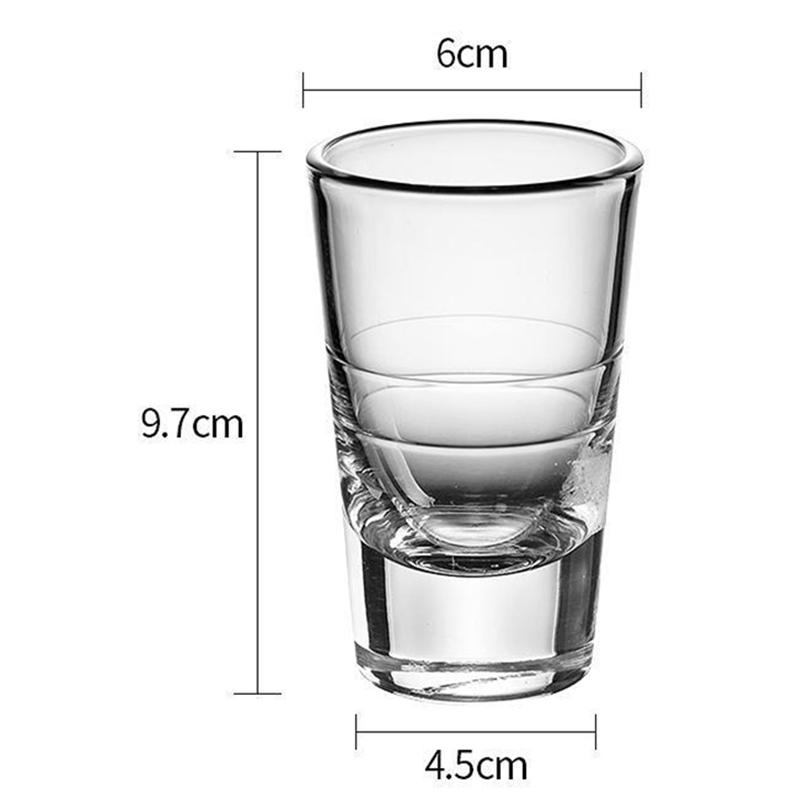 Drinking Glasses Set of 6 Water Glass Cups Beer Glasses 80ml 120ml Drinkware Mini Wine Glass Set Baijiu SGlass Wine Cups Set