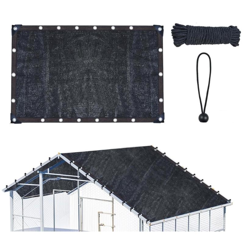 Breathable Black Sun Shade Cover For Chicken Coops Outdoor Garden Shade And Temperature Control Sunblock Netting Cloth