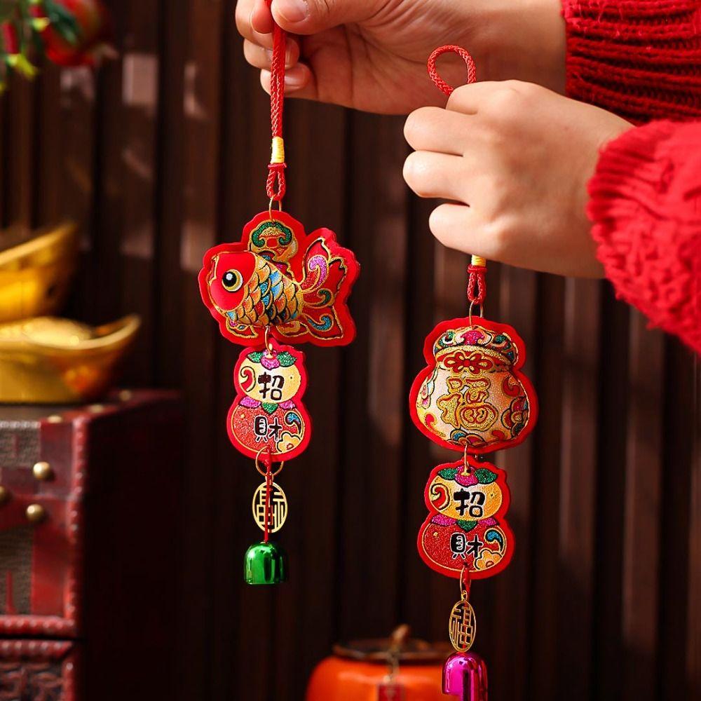 Колокольчик Новогодний фонарь Подвеска Вышивка Весенний фестиваль Фонарь Гостиная