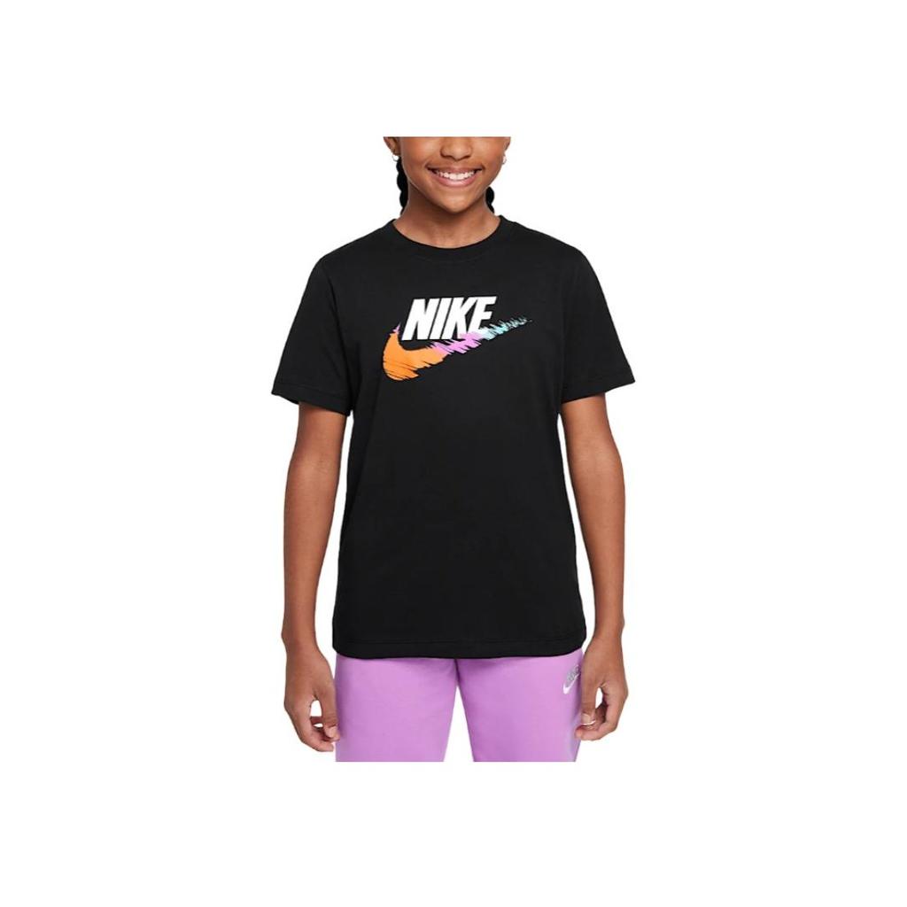 Nike Спортивная футболка модная мягкая повседневная с коротким рукавом детская футболка черная HM5854-010