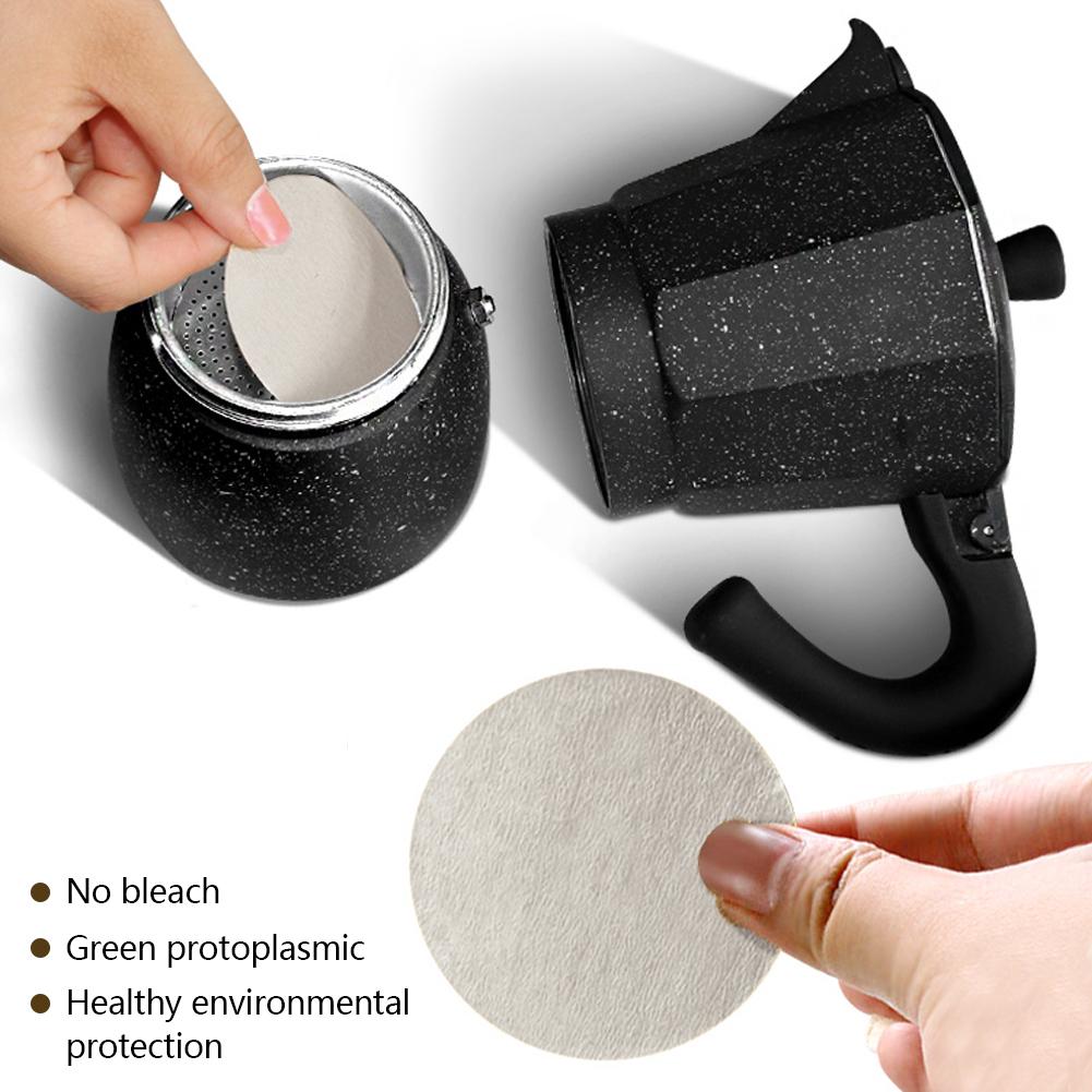 100 шт. круглый кофейный фильтр бумажный 56 мм 60 мм 68 мм для кофеварки эспрессо капельницы кофейные фильтры инструменты бумажный фильтр для кофейника мока