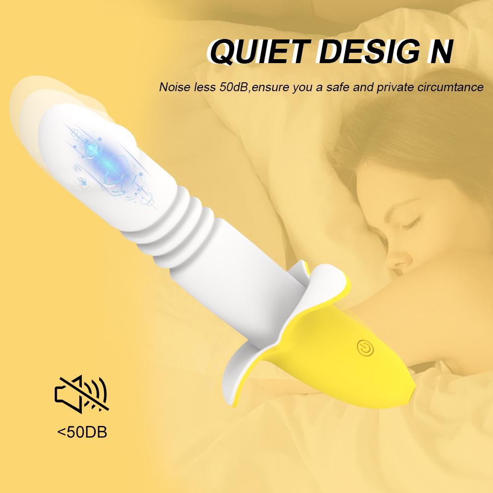 Телескопический фаллоимитатор-вибратор, стимулирующий клитор точки G, вибраторы для женщин, 10 скоростей, мощные секс-игрушки для женщин и взрослых