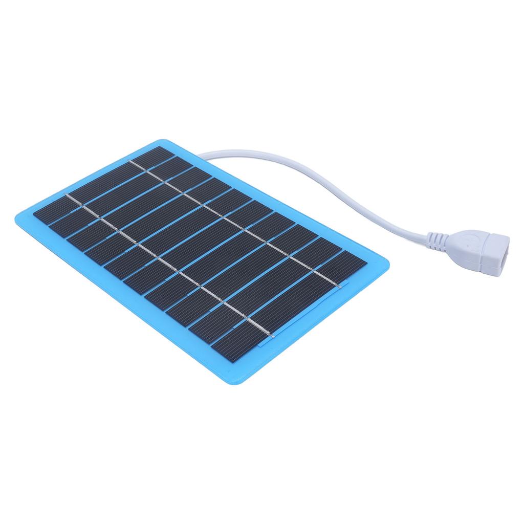 Солнечная панель 5 Вт 5 В Монокристаллический кремний Эффективная зарядка Легкий Портативное зарядное устройство для солнечной панели