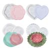 Storage Tray Silicone Mold DIY Jewelry Display Plate Resin Plaster Cement Mould Round Flower Cloud Heart Shape Dish Home Decor