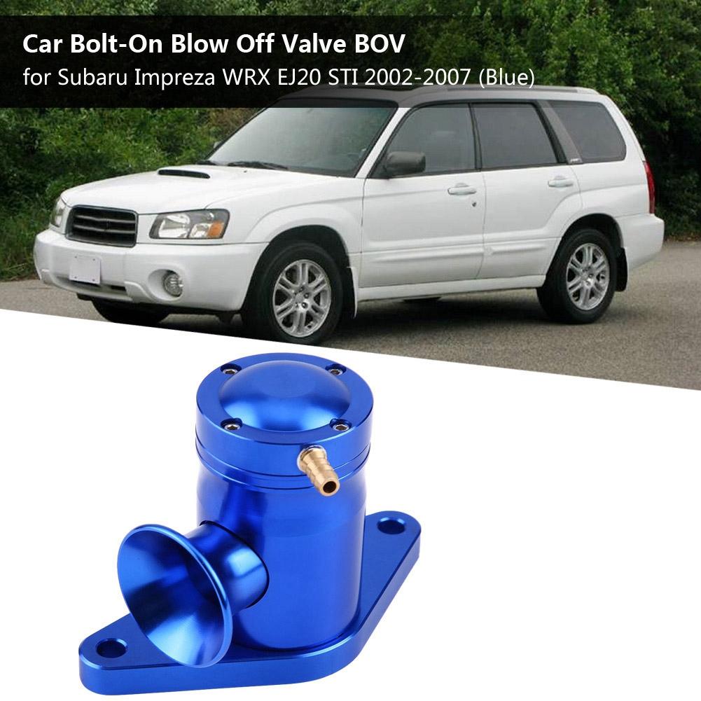 Car Bolt On Blow Off Valve BOV for Subaru Impreza WRX EJ20 STI 20022007 (Blue)