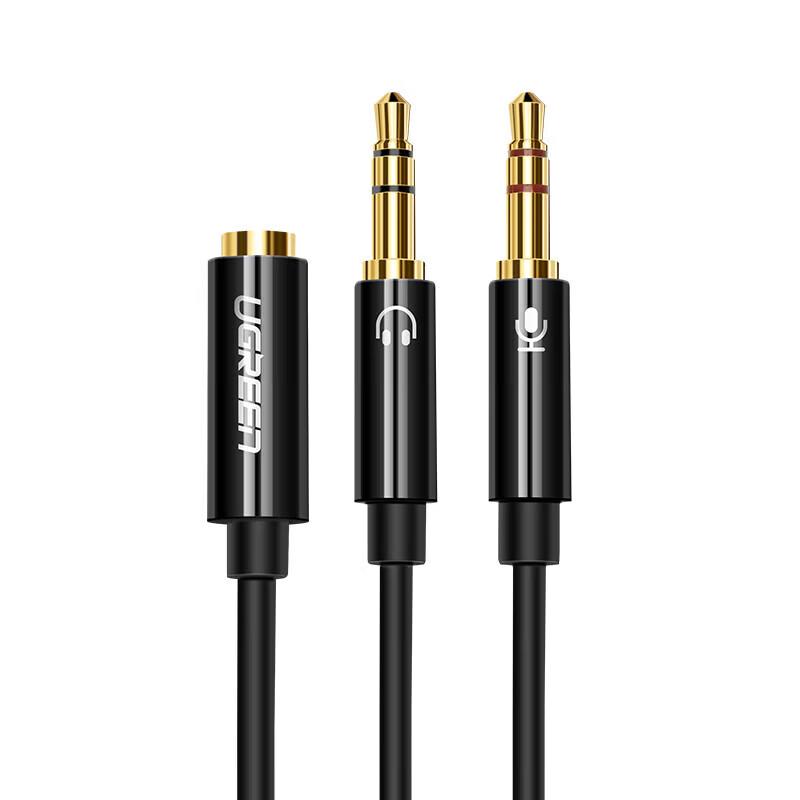 UGREEN AV140 3.5mm Headphone Microphone 2-in-1 Audio Adapter Cable