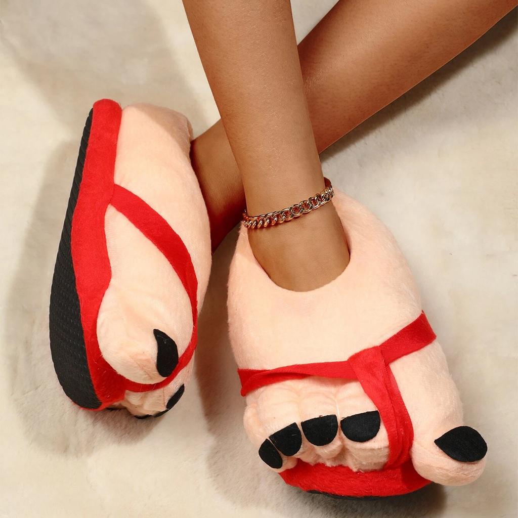 Хлопковые тапочки для любителей теплой обуви, мужские и женские домашние плюшевые тапочки