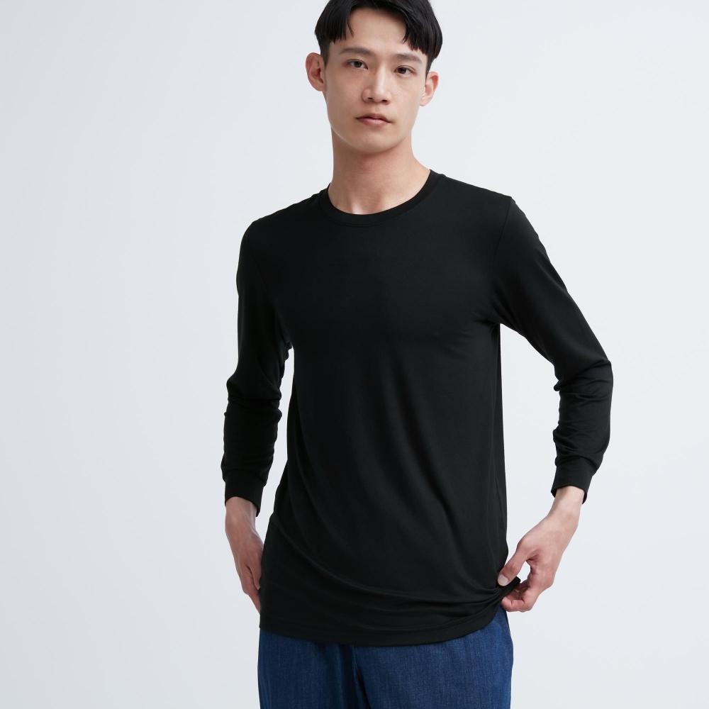 Uniqlo Футболка с круглым вырезом Heattech, 9-10 рукавов