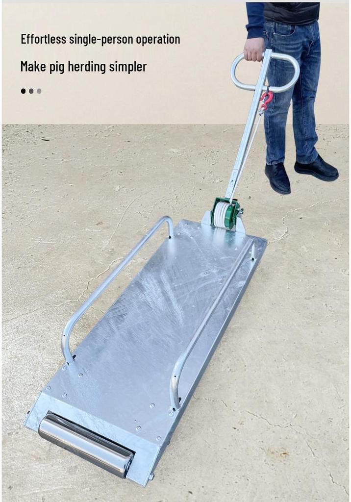 Electric Pig Transport Vehicle for Farms: Efficient Dead Pig Collection & Disposal Trailer