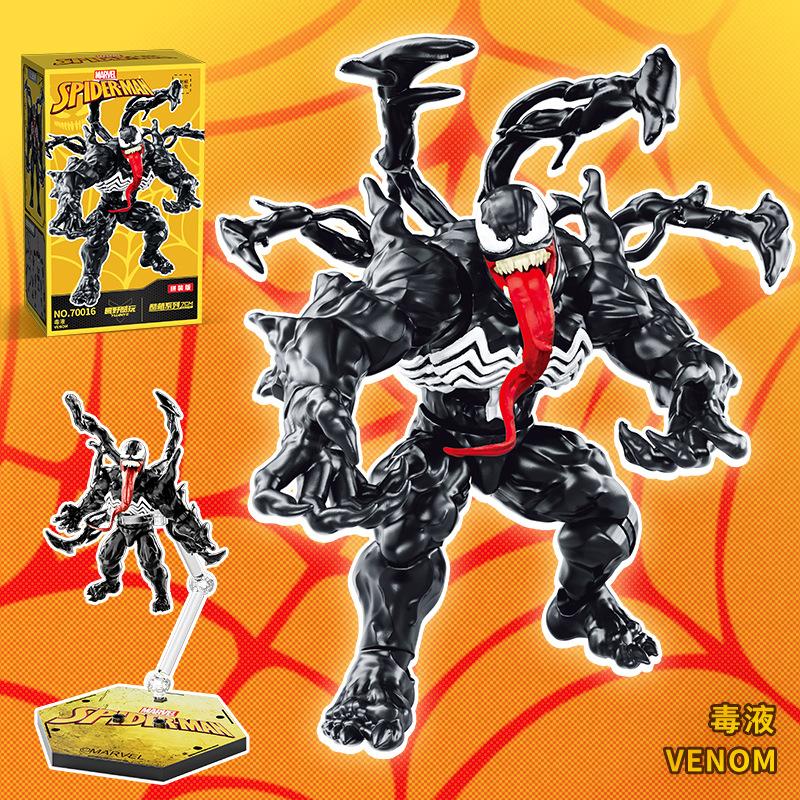 Marvel Legends Блоки Веном ЧЕРНЫЙ КОСТЮМ Человек-Паук Строительные Блоки ЗЕЛЕНЫЙ ГОБЛИН Мультяшные Строительные Блоки Игрушки Для Детей Подарки