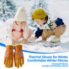 Детские термоперчатки зимние флисовые теплые перчатки для снега ветрозащитные варежки для холодной погоды для занятий спортом на открытом воздухе катание на лыжах сноуборде