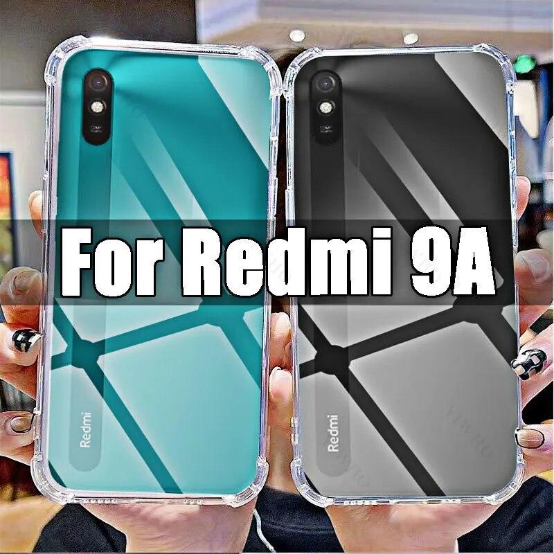Мягкий силиконовый противоударный прозрачный чехол для Xiaomi Redmi 9A HD, прозрачные чехлы из ТПУ для Redmi9A 6,53 дюйма M2006C3LG с защитой от царапин