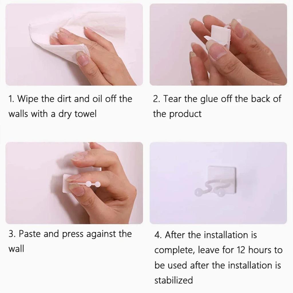 Упаковка 10 шт. Клипсы для крепления растений к стене, фиксатор лозы ротанга, самоклеящийся крючок, невидимый садовый зажим для подвязки, настенная липкая клипса