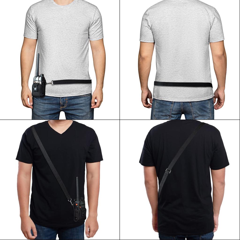 YNIBST Маленький держатель для радио, совместимый с указанными маломощными трансиверами Удобный чехол для радио Набор из 2 штук Материал из нейлоновой ткани, совместимый с