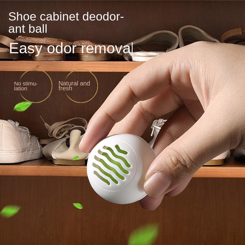 6/8/10 Pcs Shoes Cabinet Deodorant Ball Green Tea Flavor Shoes Sneakers Odour Removal Aromatherapy Balls