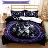 Wednesday Addams Design Bed Bedding Set 1 Duvet Cover + 2 Pillowcases Soft Breathable Household Bed Linens