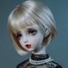 Аксессуары для париков для кукол BJD/SD 1/6, темно-коричневый длинный кудрявый парик с челкой, детский подарок, парик для куклы Лолита