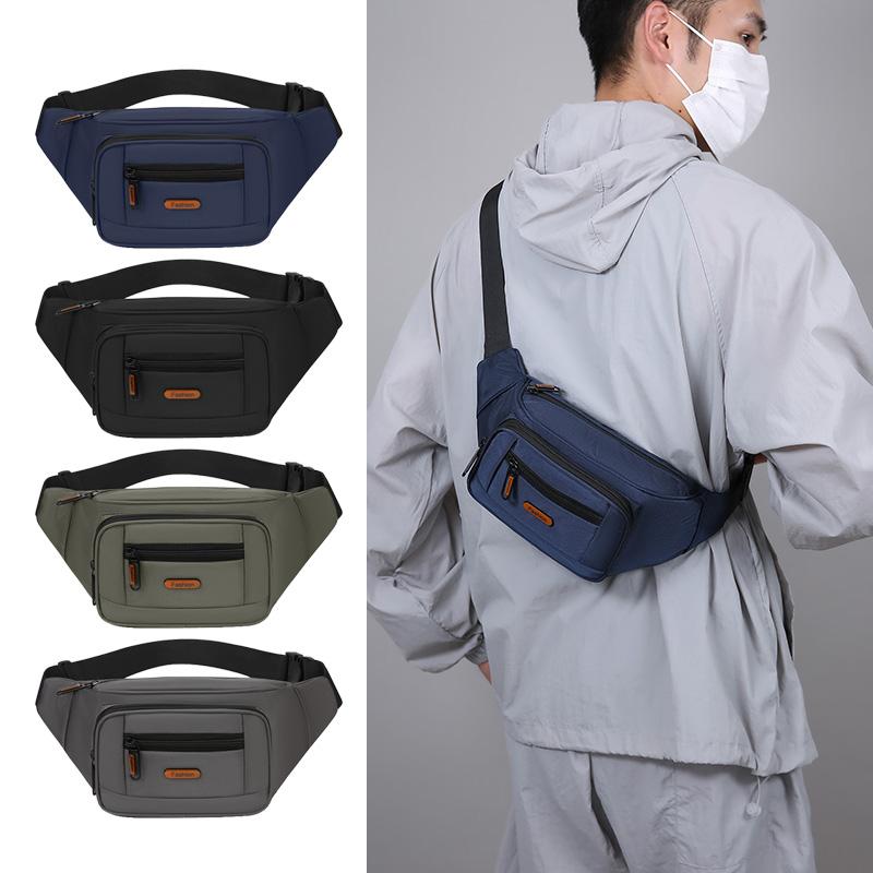 Men's Ultra Thin Lightweight Anti-Theft Sports Waist Bag for Outdoor Running Travel Essential Compact Mobile Waist Pack