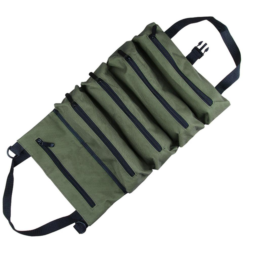 Canvas Tool Kit, Carpentry, Electrician, Specialized Maintenance Storage Bag, Roll, Car Tool Bag, Portable Tool Kit