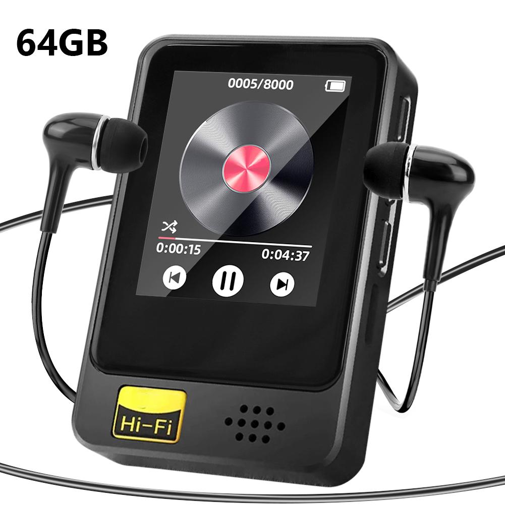 Музыкальные плееры AU 8/16/32/64 ГБ с наушниками 3,5 мм MP3-MP4-плееры для любви к музыке