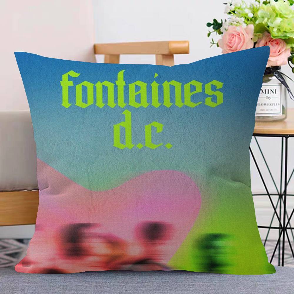 Band FFontaines DC Romance Pillow Cover Sofa Cushion Cover Home Room Decoration Children Gift