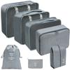 7Pcs/Set Large Capacity Suitcase Packing Cubes Set Folding Clothes Shoe Tidy Pouch  Wardrobe
