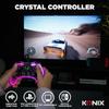 Konix - Manette sans fil Crystal Nintendo Switch, Switch OLED, PC et PS4