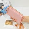 Женский кошелек, кошелек для монет, держатель для карт, длинный стиль, студенческий женский PU-чехол, милый мини противоугонный, интегрированное хранилище два в одном