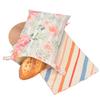 Reusable Fashion Cartoon Bread Shopping Bag with Organic Beeswax Cotton Linen for Homemade Sourdough Storage & Fresh Keeping