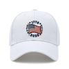 [Patriotic Baseball Cap] 2026 USA Commemorative Unisex Letter "1776" & "2026" Print Black Polyester Adjustable Lightweight Curved Brim Sun Protection