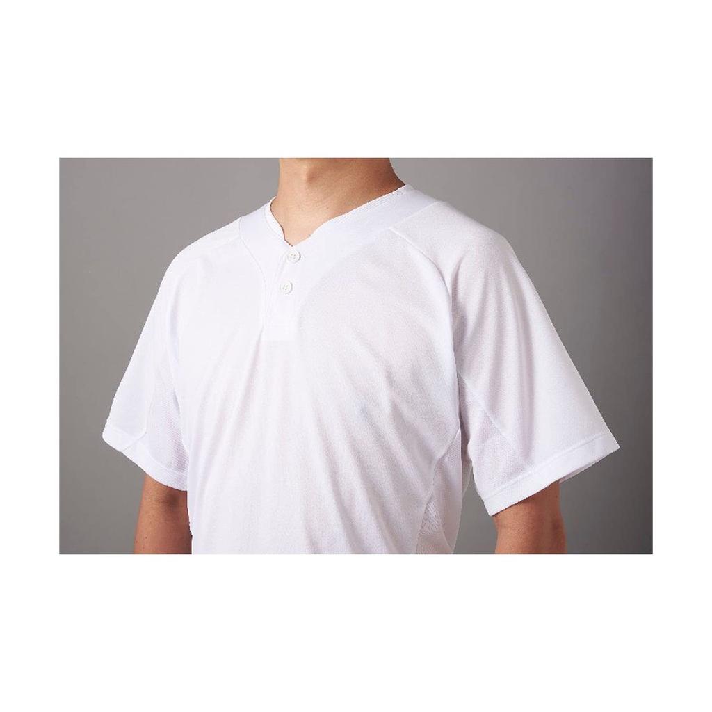 DESCENTE Бейсбольная футболка Dark XO DB201 на 2 пуговицах, темно-синяя, размер,