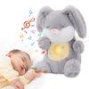 Emoin Plush Rabbit Toy for Sleeping, Educational Toy, Moving Plush Toy with White Noise, Imitating Plush Toy, Sleeping Music Box, Educational Toy,