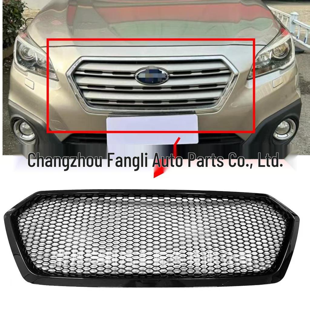 Передняя решетка с карбоновым рисунком для Subaru Legacy Outback 2015-2018