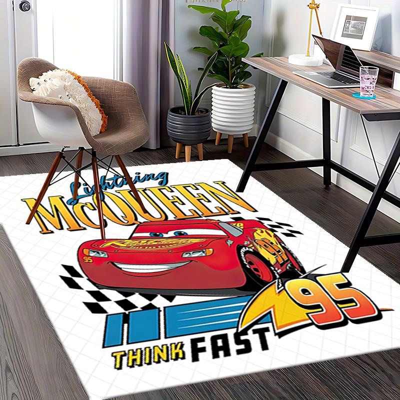 1pc Cars Movie Poster Collage Carpet Rug for Bedroom Living Room Decor Sofa Home Game Area Rug Non-slip Floor Mat. D0730057