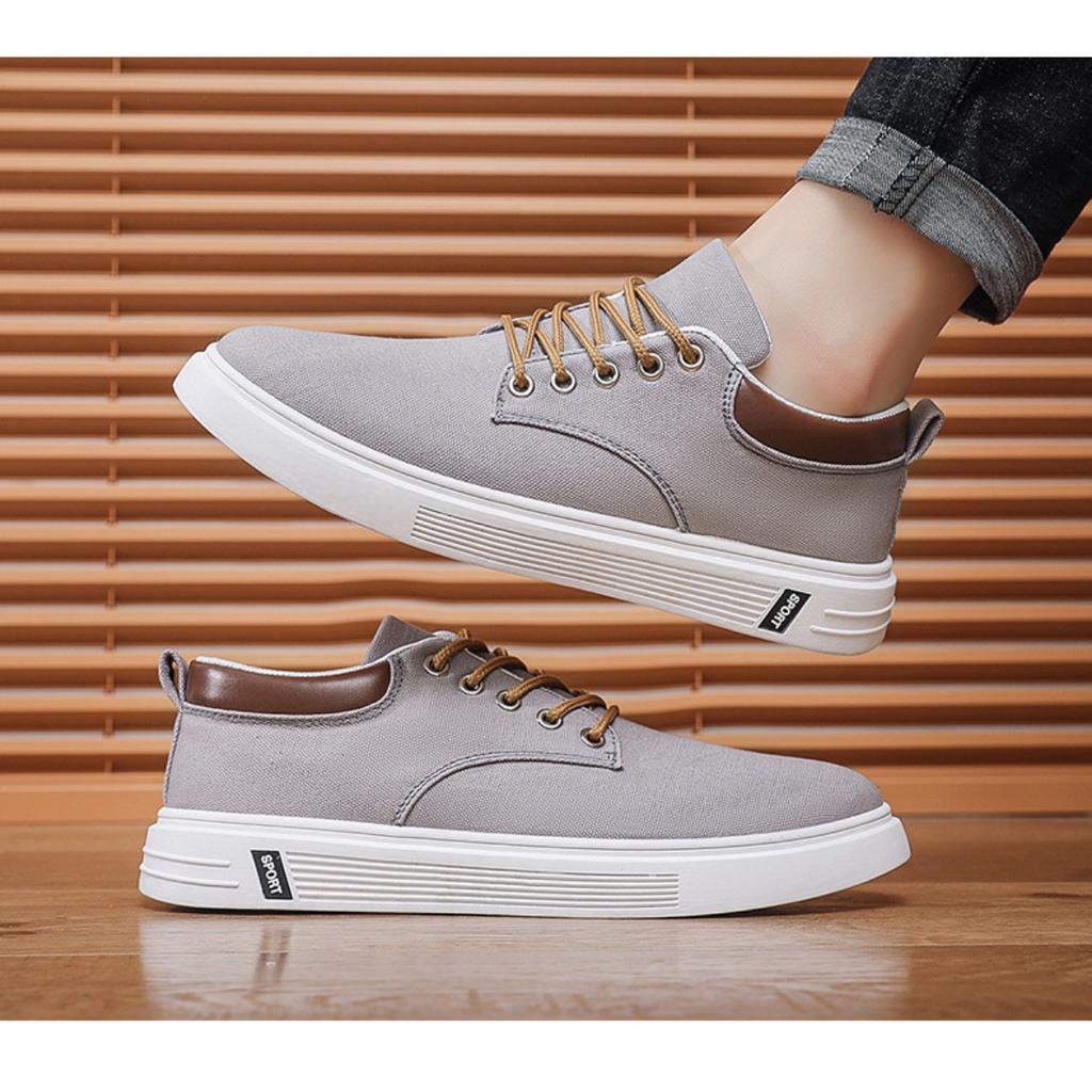 Весенние новые дышащие мужские парусиновые туфли, повседневная мужская обувь, студенческая обувь, молодежная обувь Tide Board, тканевая обувь в гонконгском стиле