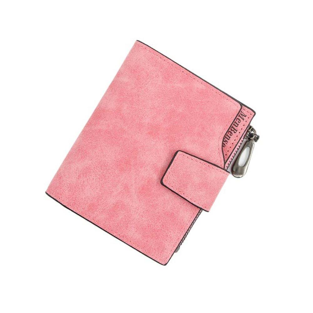 Large Capacity Cash Purse Bag PU Leather Short Wallets Elegant Pocket Purse Wallet  Outdoor