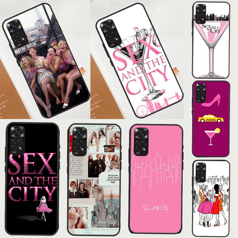 Sex and the City Case For Xiaomi Redmi 14C 13C 12C 10C Redmi Note 14 12 11 9 10 13 Pro 9S 10S 11S 12S Cover