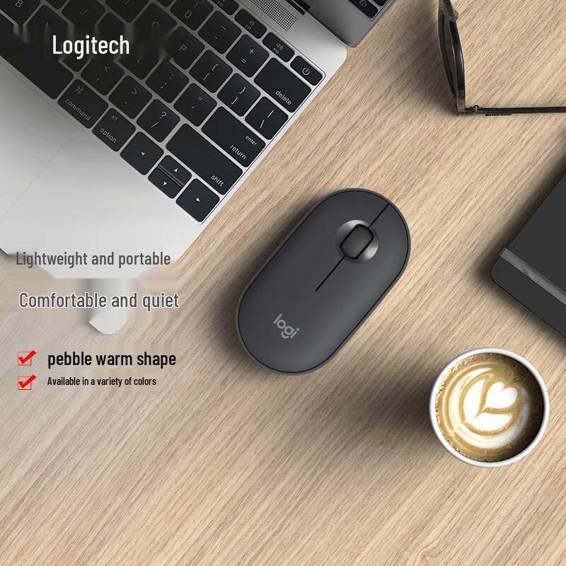 Logitech Беспроводная Bluetooth-мышь Pebble M350