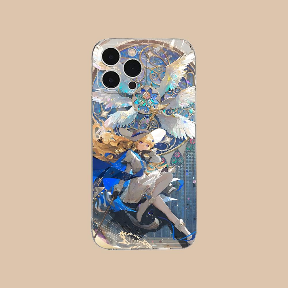 Wuthering Waves Phoebe Phone Case for iPhone 17 16 15 14 13 12 11 X XR XS Air Pro Max Plus Mini Clear Colorful Cover Pretty
