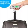 Digital Luggage Scale 110lbs/50kg - Portable Handheld Suitcase Weigher with LCD Display & Overload Alarm for Travel Accessories